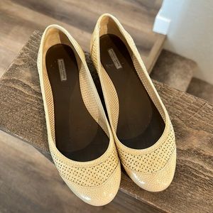 Prairie Gold Ballet Flats • Bottega Veneta